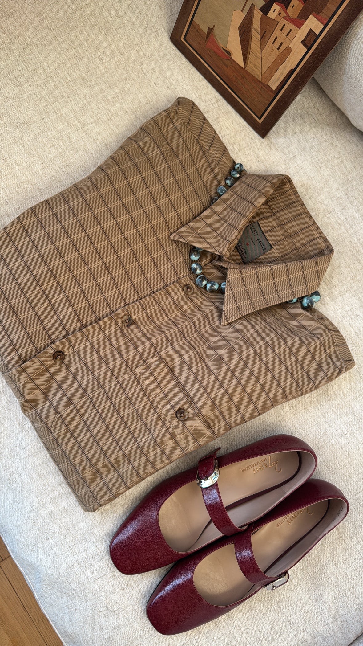 100% cotton Scott Barber button up