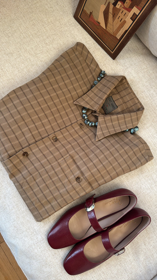 100% cotton Scott Barber button up