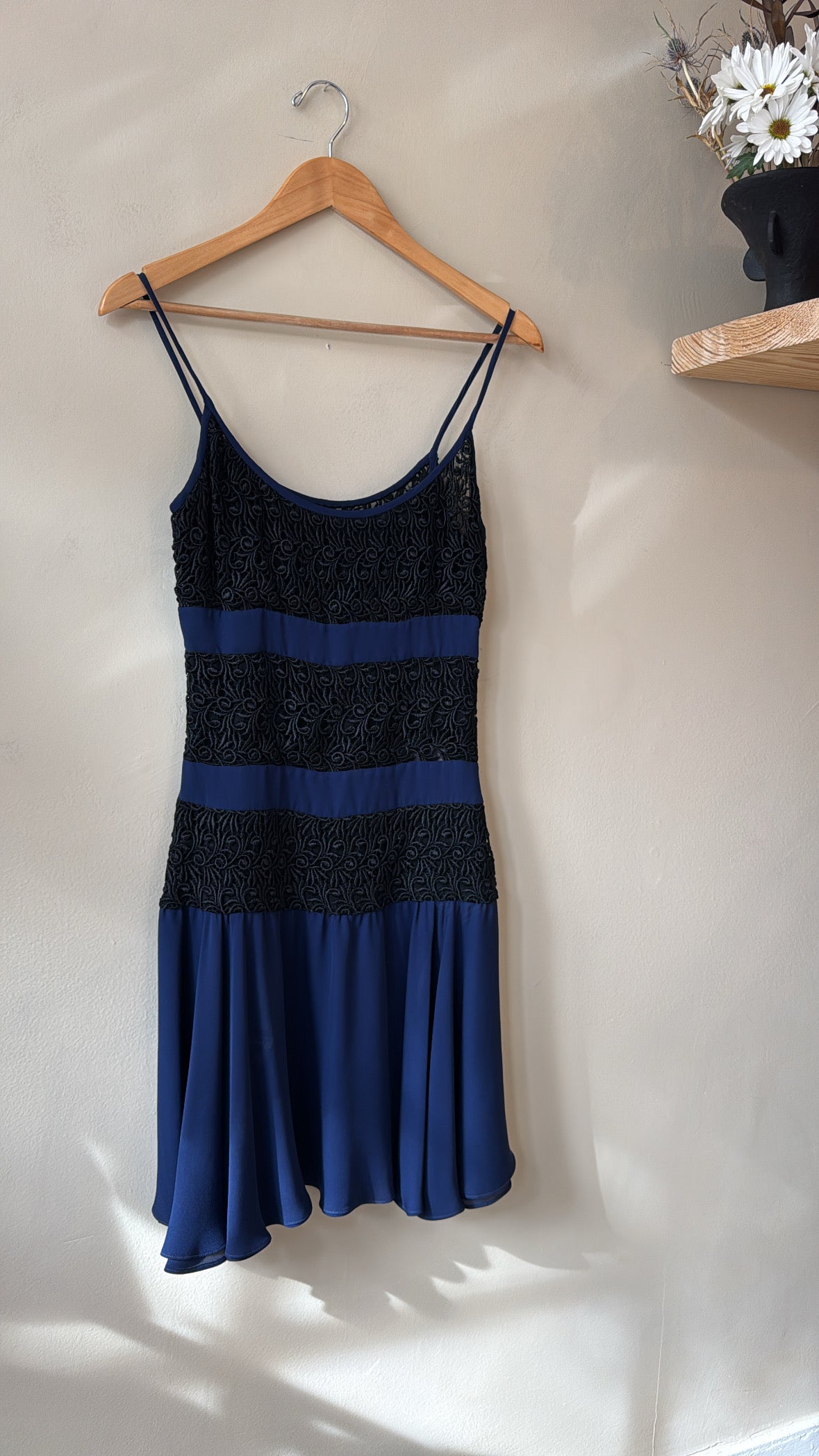 1980s Milo Dallas Crochet Cocktail Dress