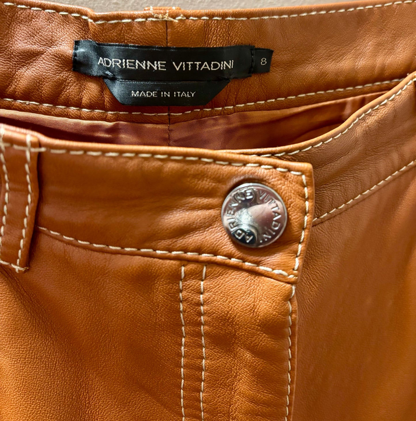 Vintage Adrienne Vittadini Leather Set