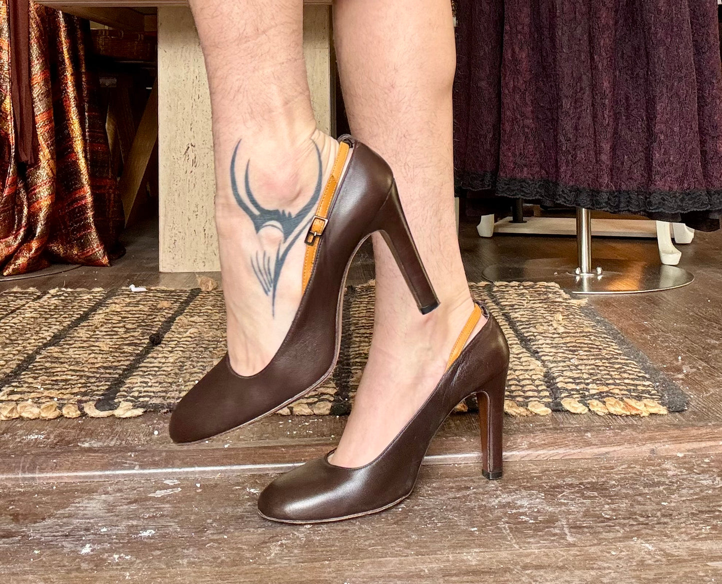 Vintage Emilio Pucci Brown Heels
