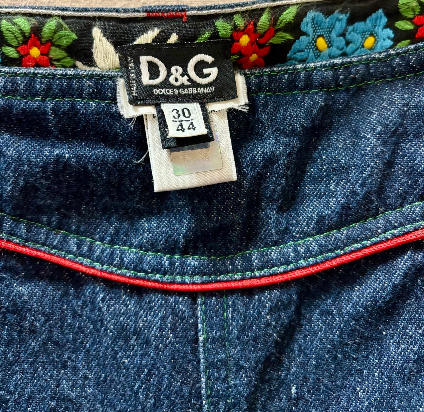 Y2K Dolce & Gabbana Bavarian Low-rise Jeans