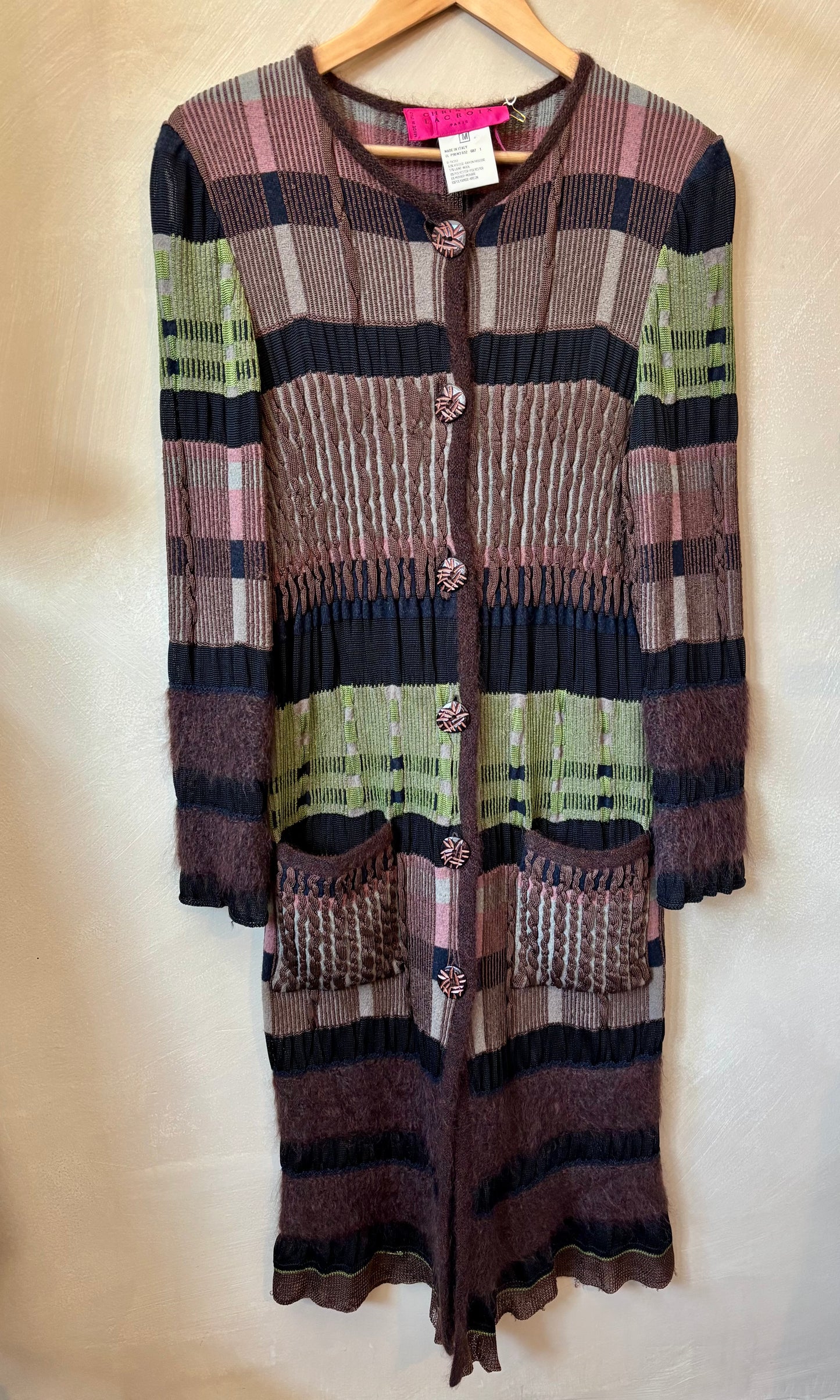 1990's Christian Lacroix Knit Duster