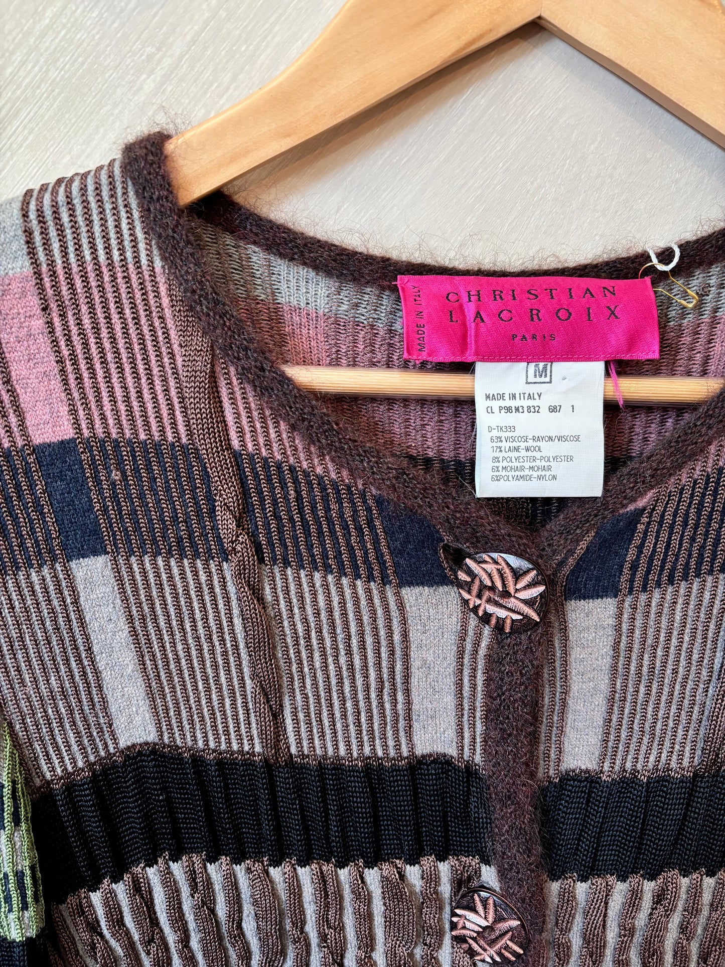 1990's Christian Lacroix Knit Duster