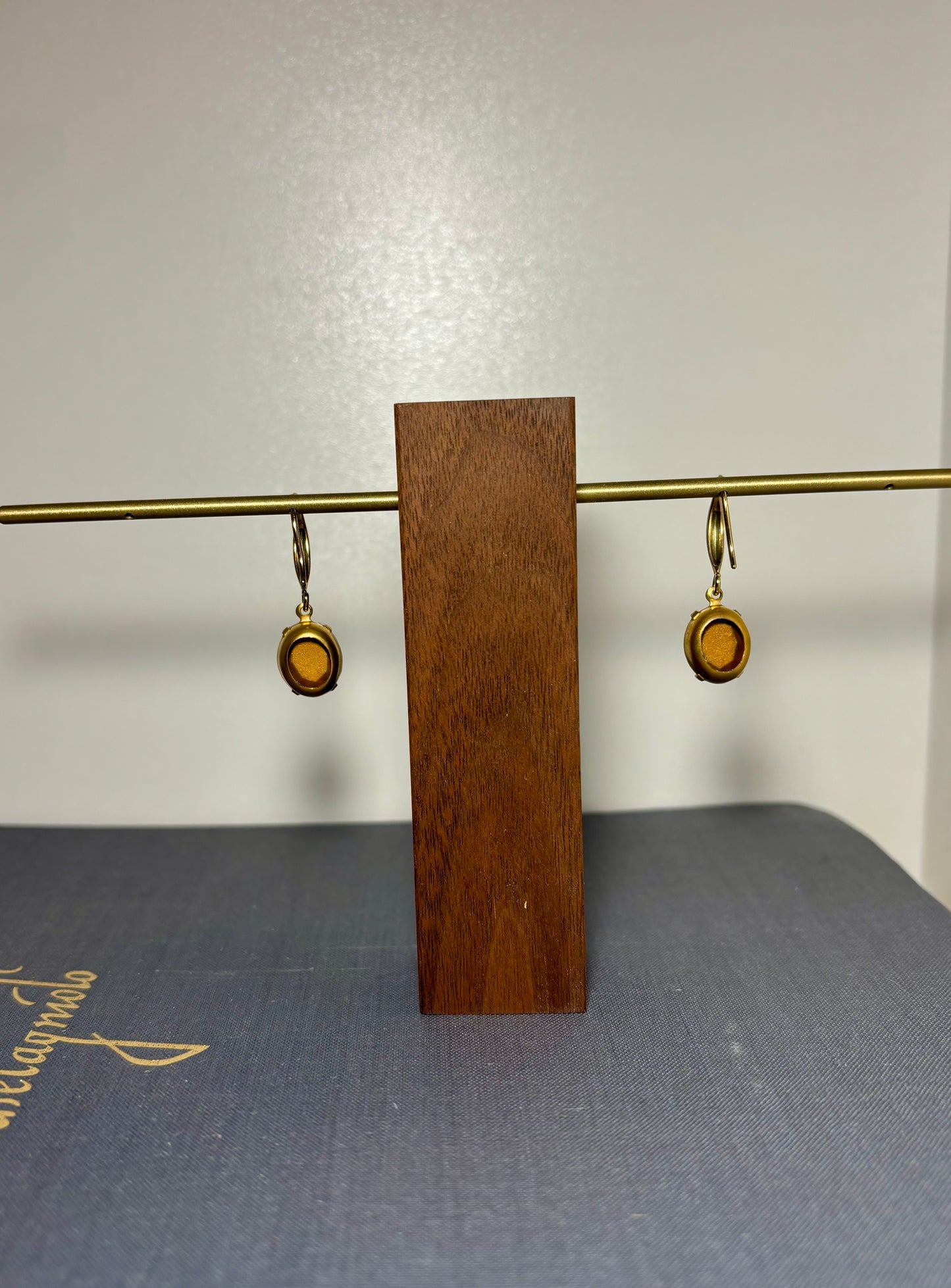 1950's Japanese Glass Earrings