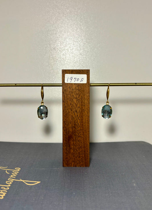 1970's Japanese Glass Earrings