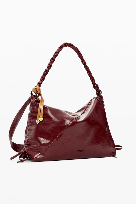 Large Faux Leather Bag by Desigual