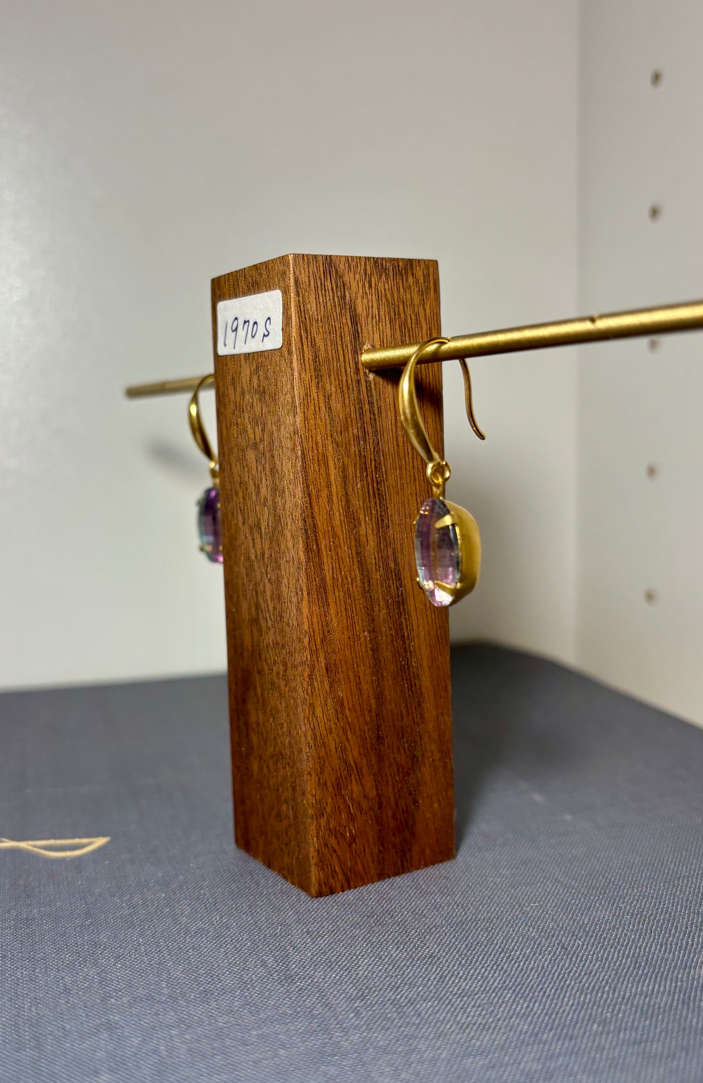 1970's Japanese Glass Earrings