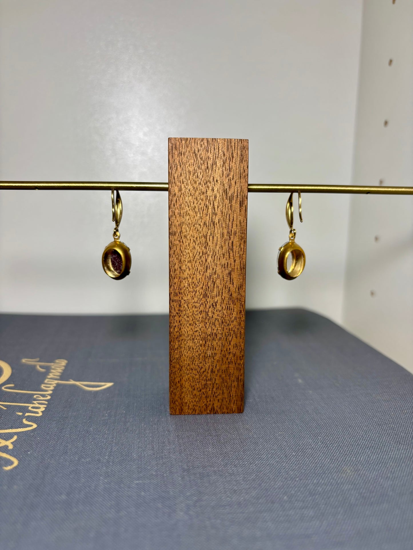 1970's Japanese Glass Earrings