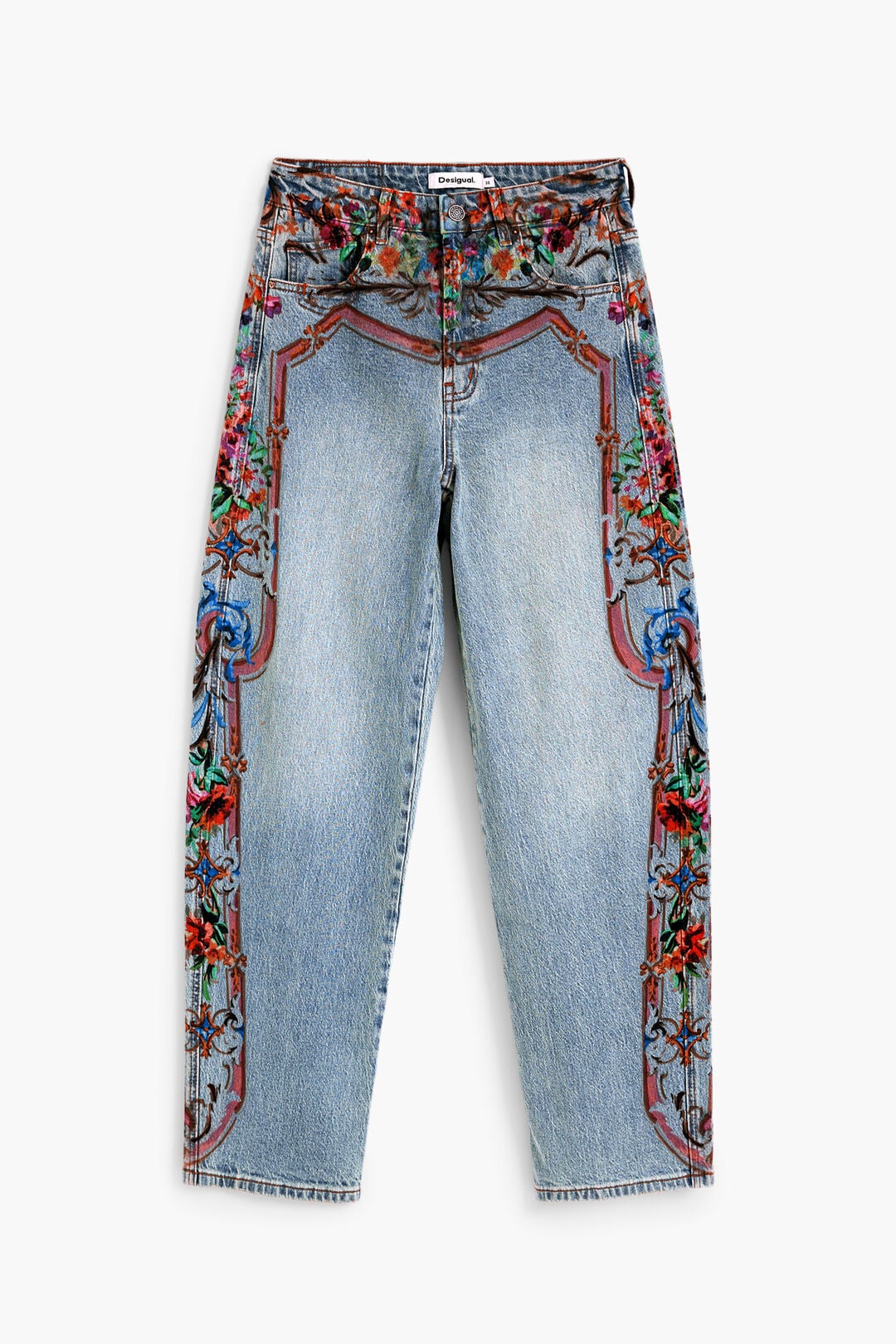 Printed Balloon Jeans by Desigual