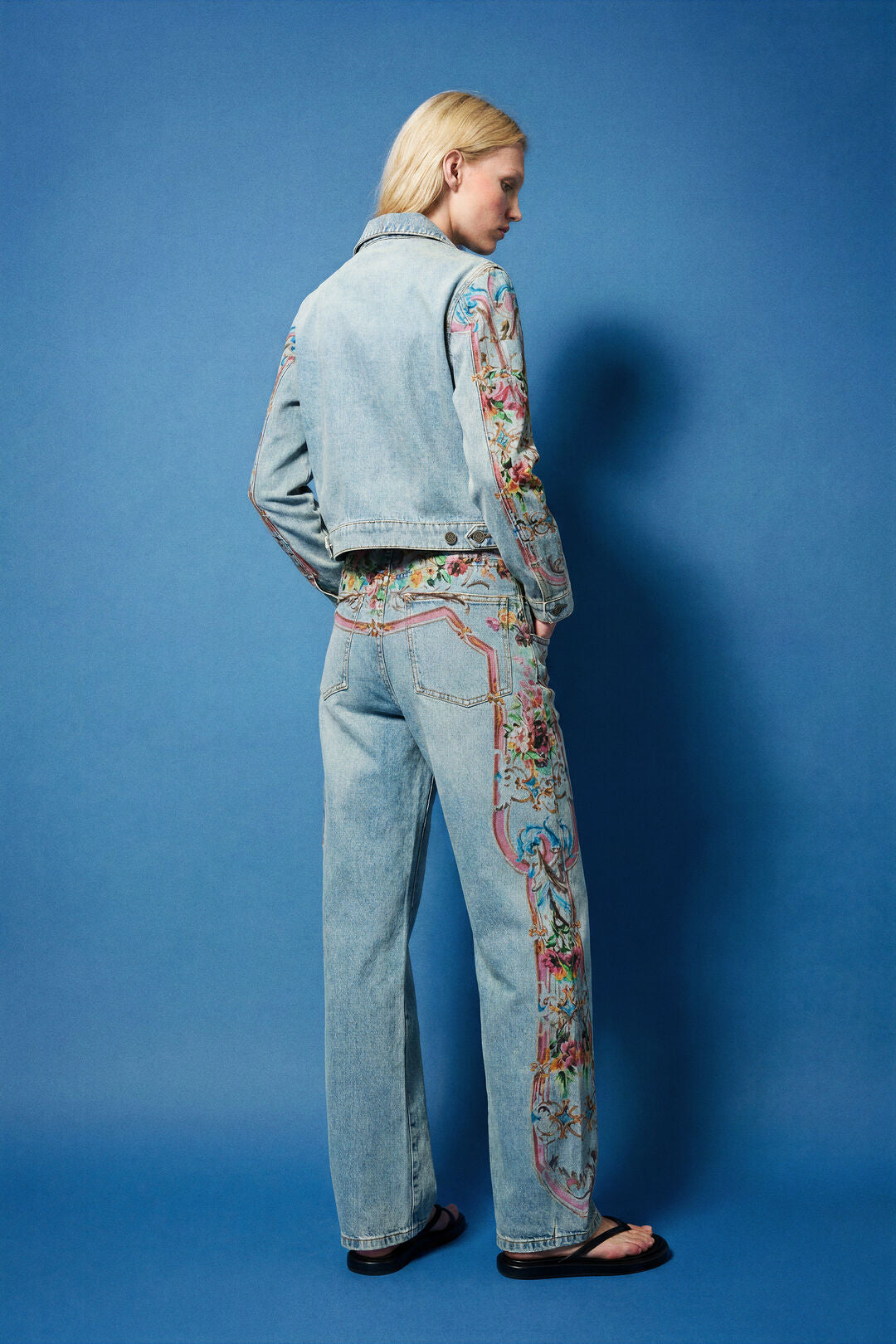 Printed Balloon Jeans by Desigual