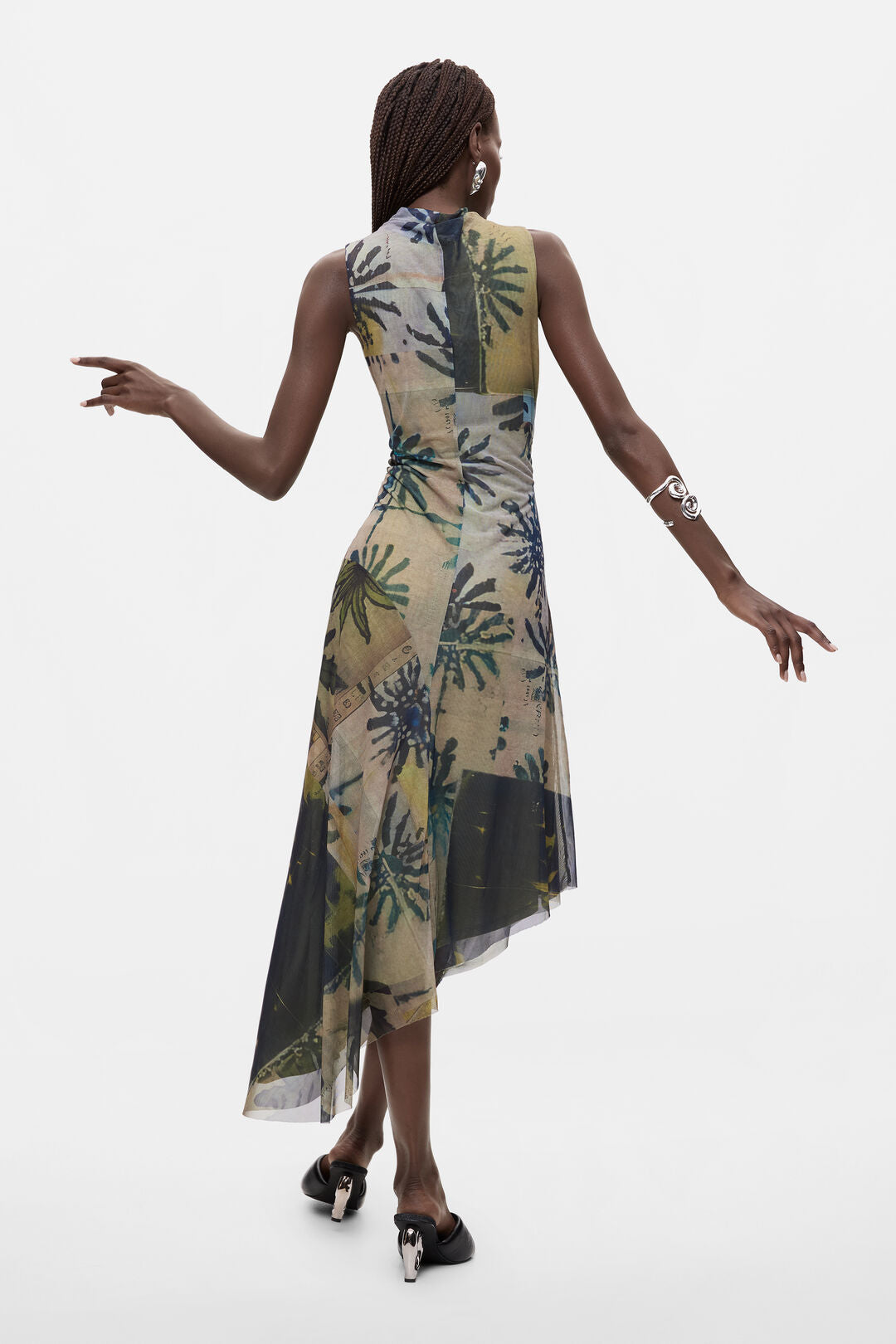 Asymmetric Sleeveless Dress by Desigual