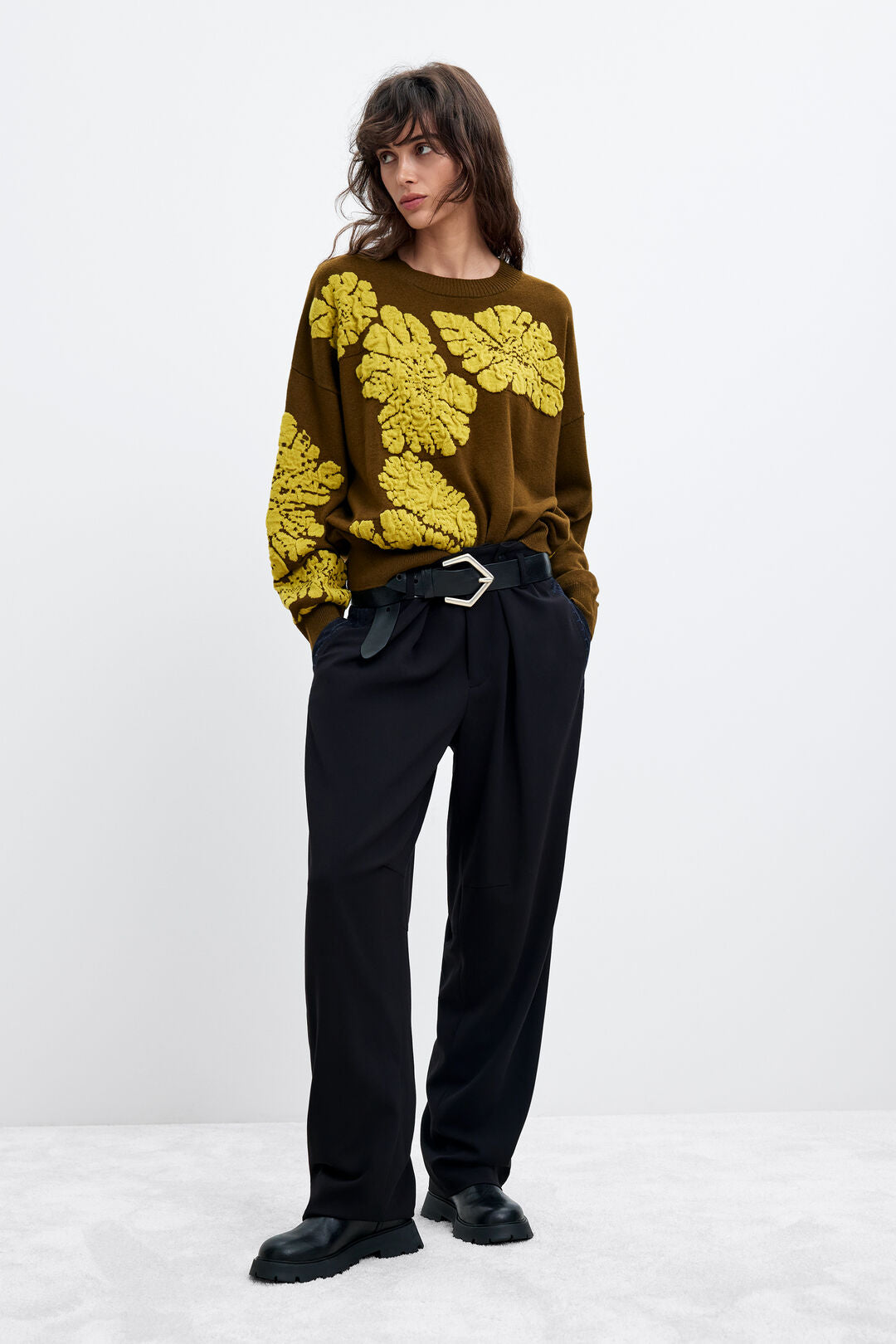 Jacquard Sweater by Desigual