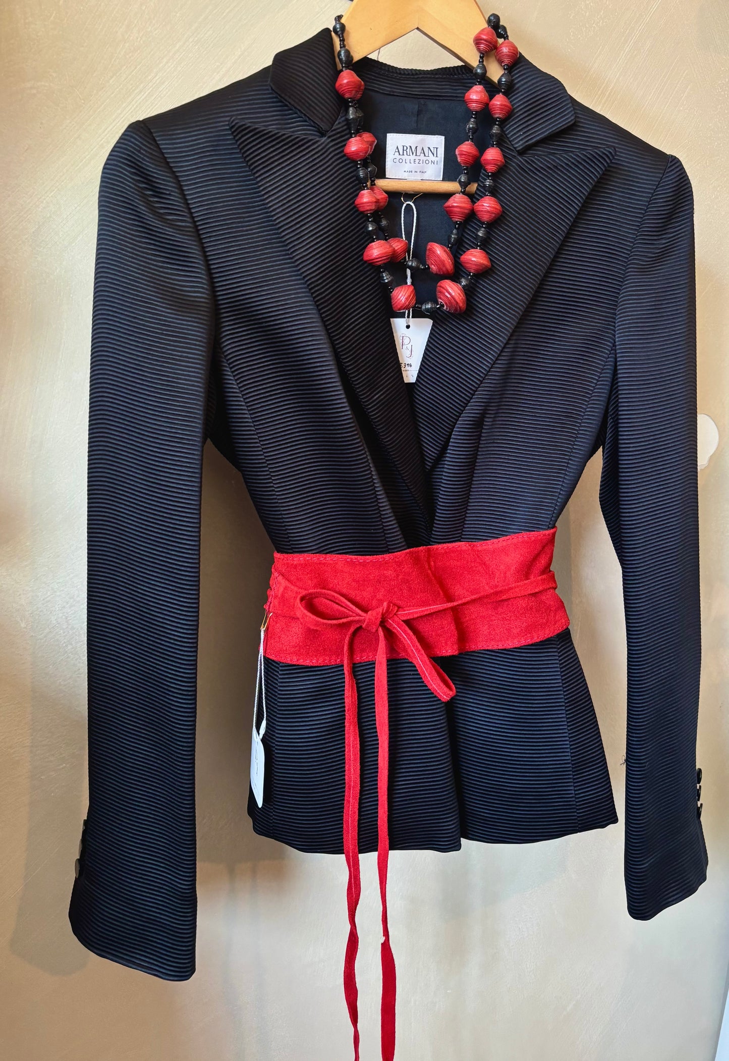 1990's Armani Collezioni Textured Blazer