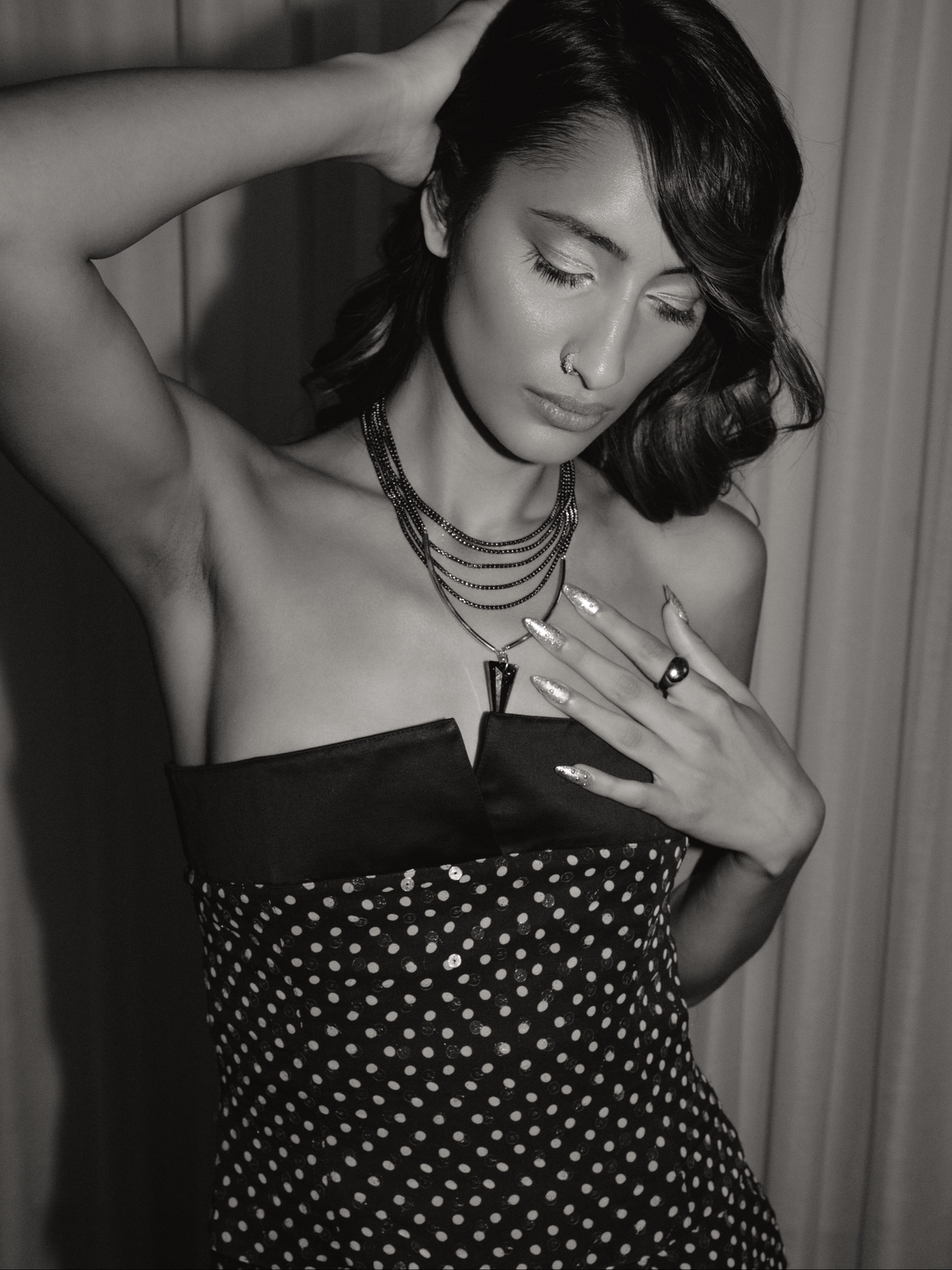 Layered Pyramid Necklace by Bella Colletta