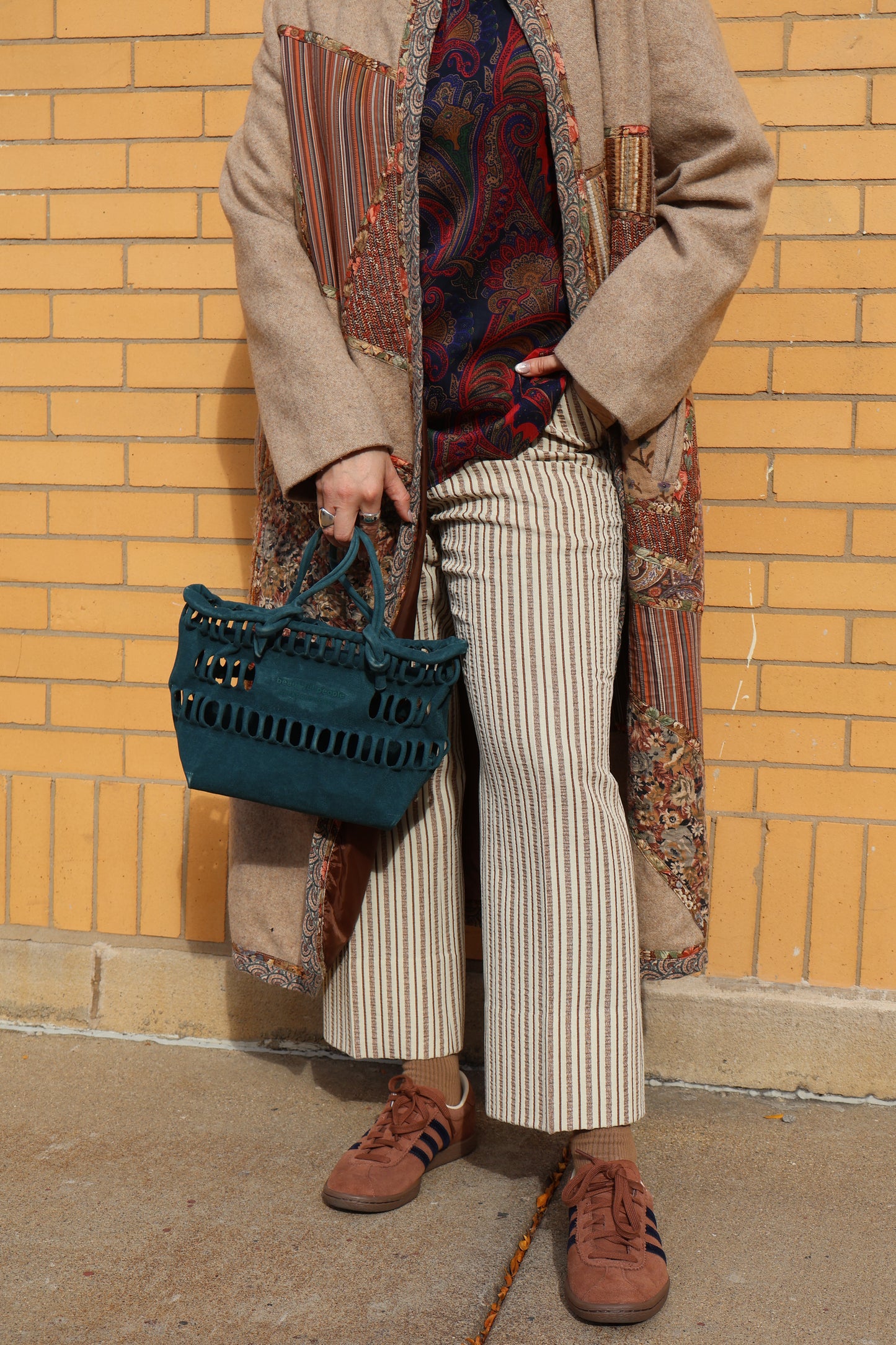 Vintage Striped Trousers