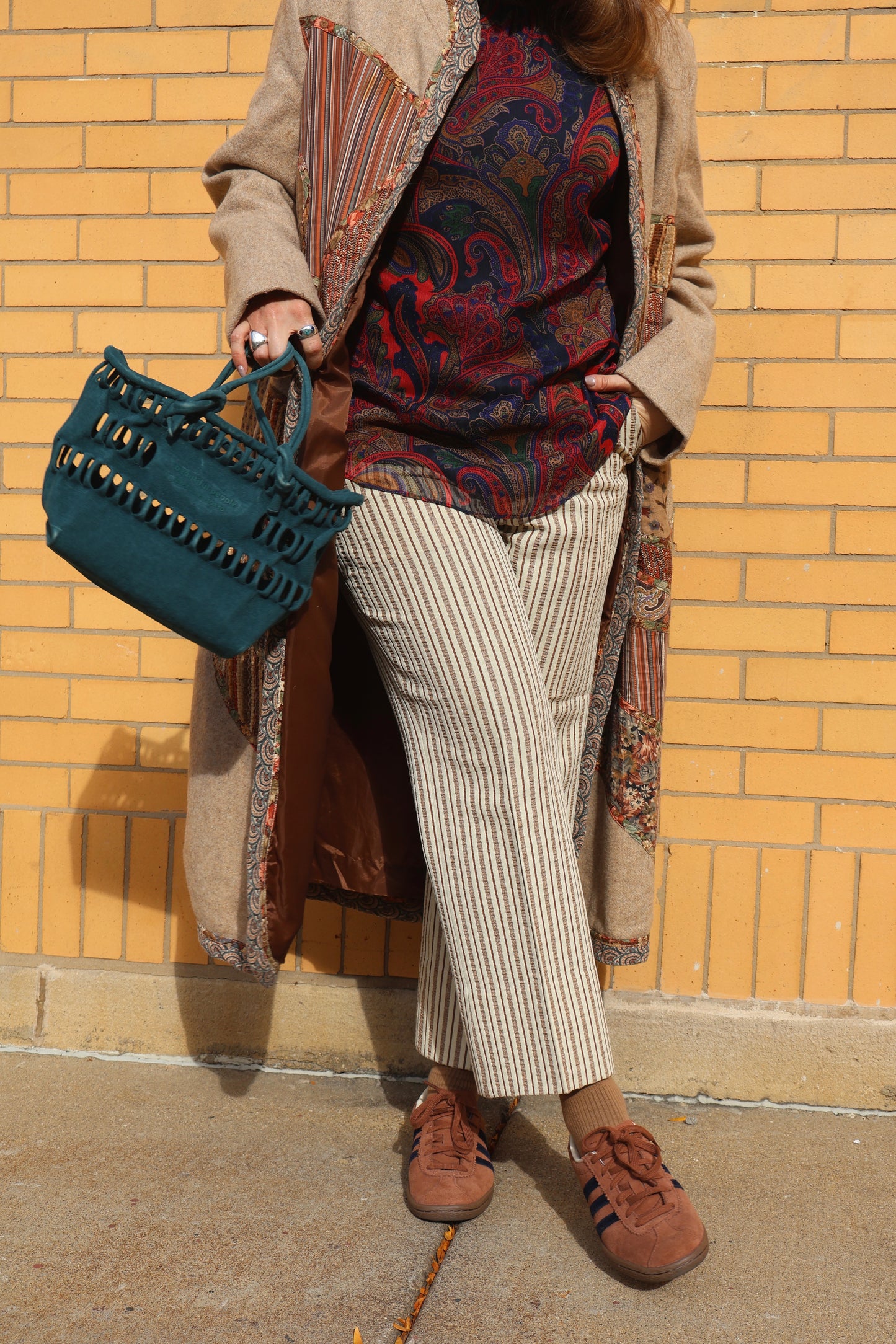 Vintage Striped Trousers