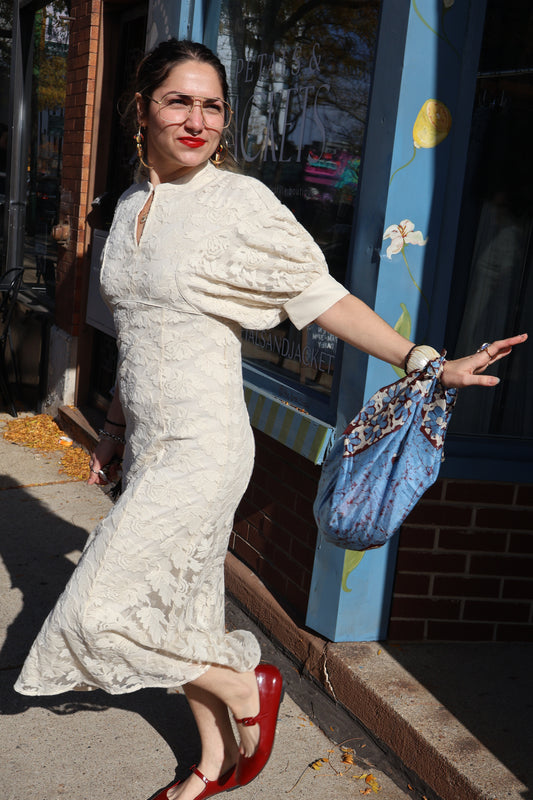 Modern White Lace Dress by Clane