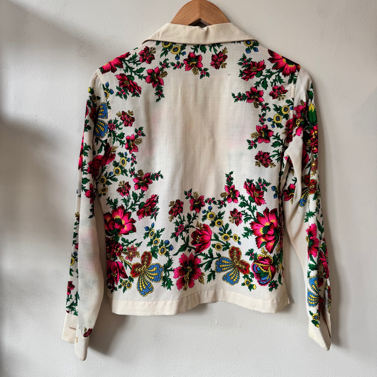 1960's Floral Blouse