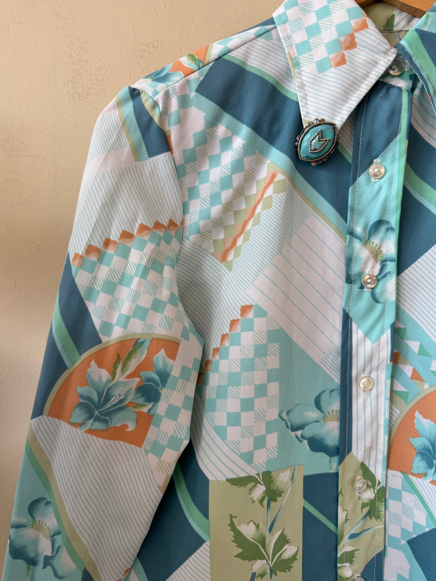 1970's Mia Sedona Button Up