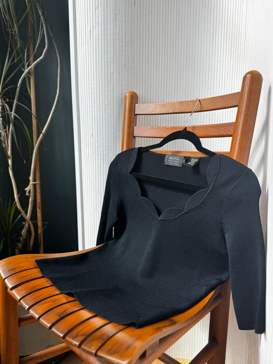 Dana Buchman Heavy Knit Top