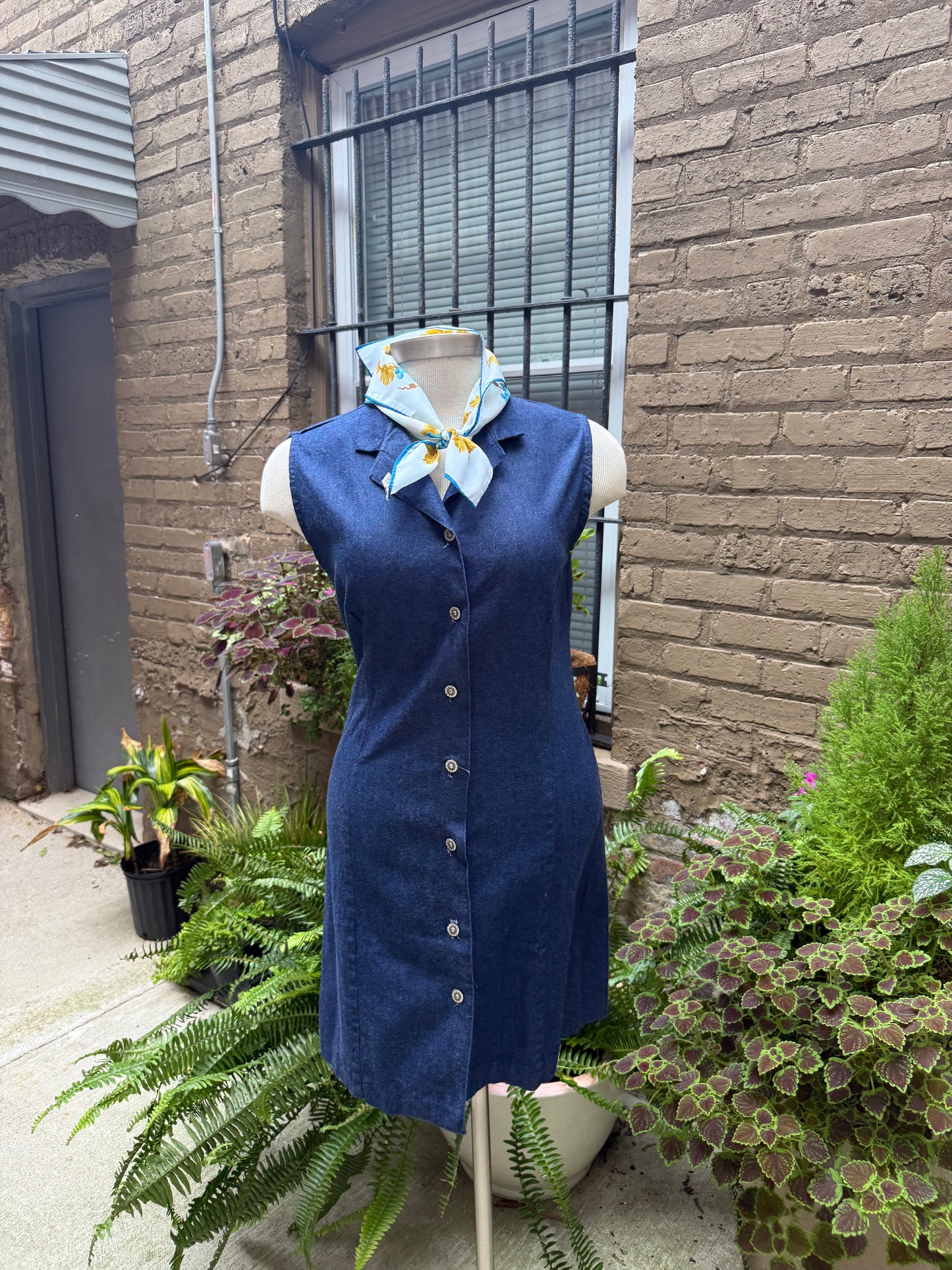 Vintage 1990s Denim Dress