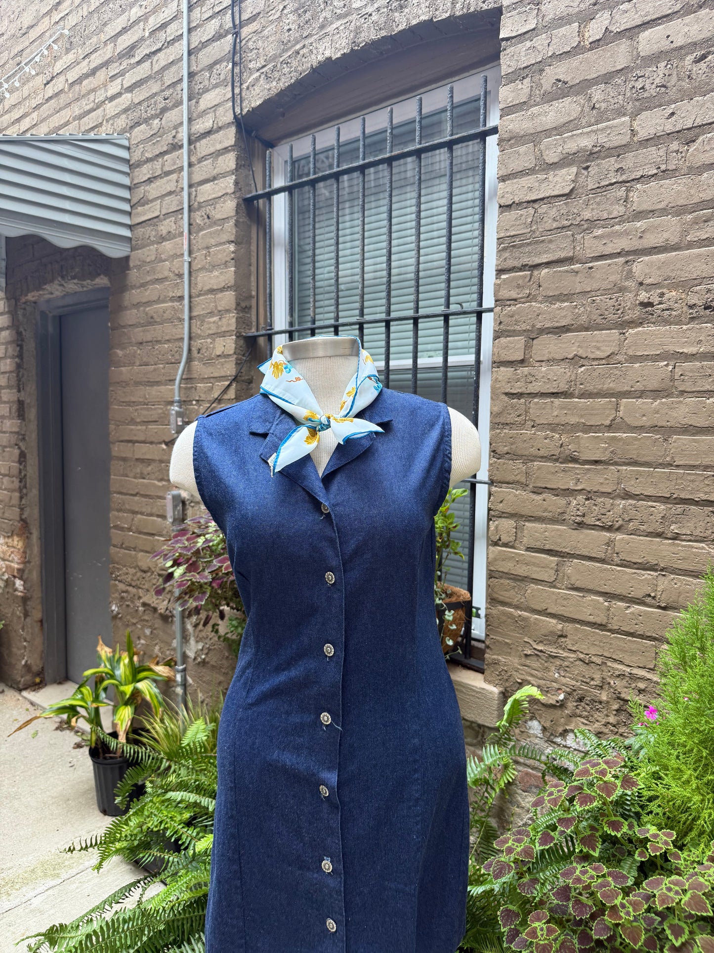 Vintage 1990s Denim Dress