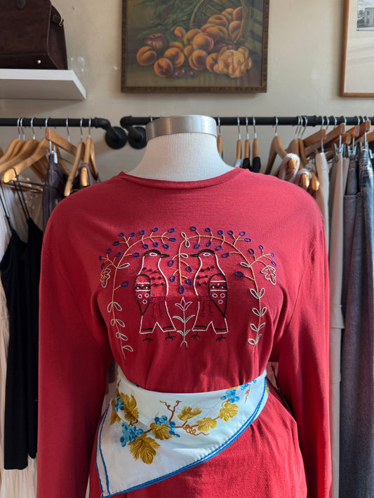 Serious Vanity Hand Embroiderd Long Sleeve