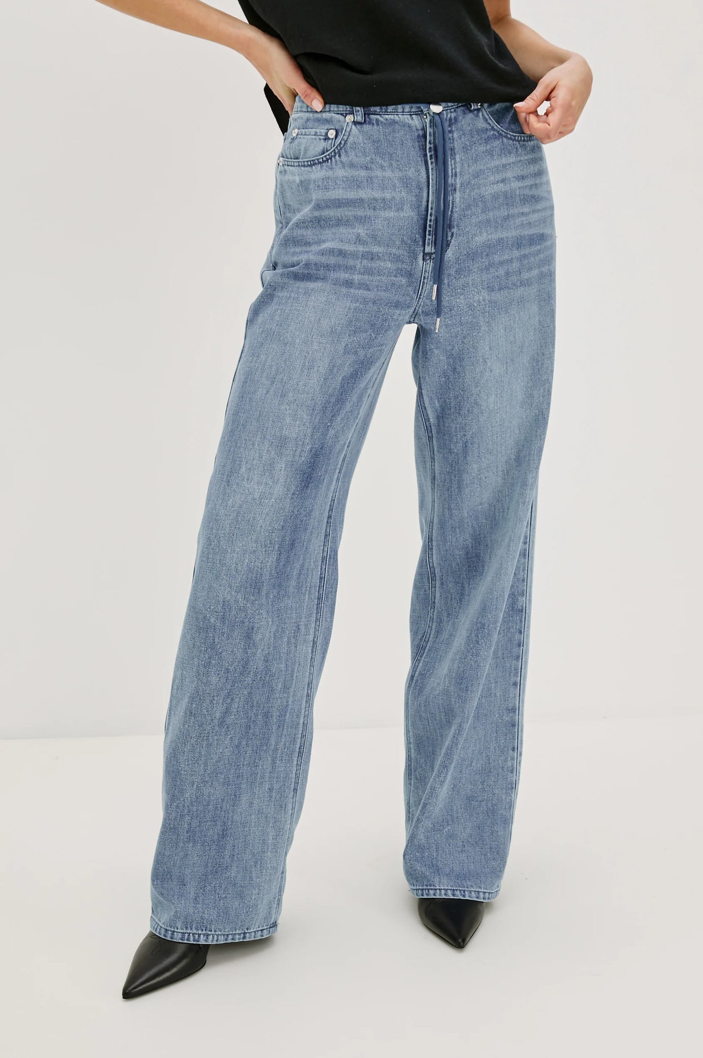 The Normandie Denim in Antique Blue by Rails