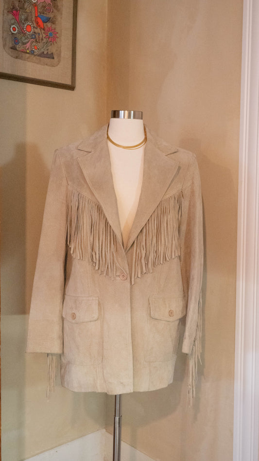 On The Fringe Vintage Jacket