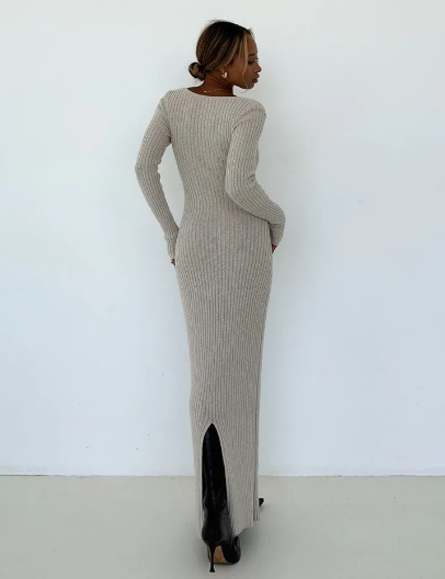 The Alpine Maxi Knit Dress by Rumored