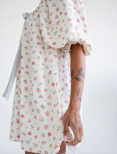 The Darling Mini Dress in Country Bloom by Rumored