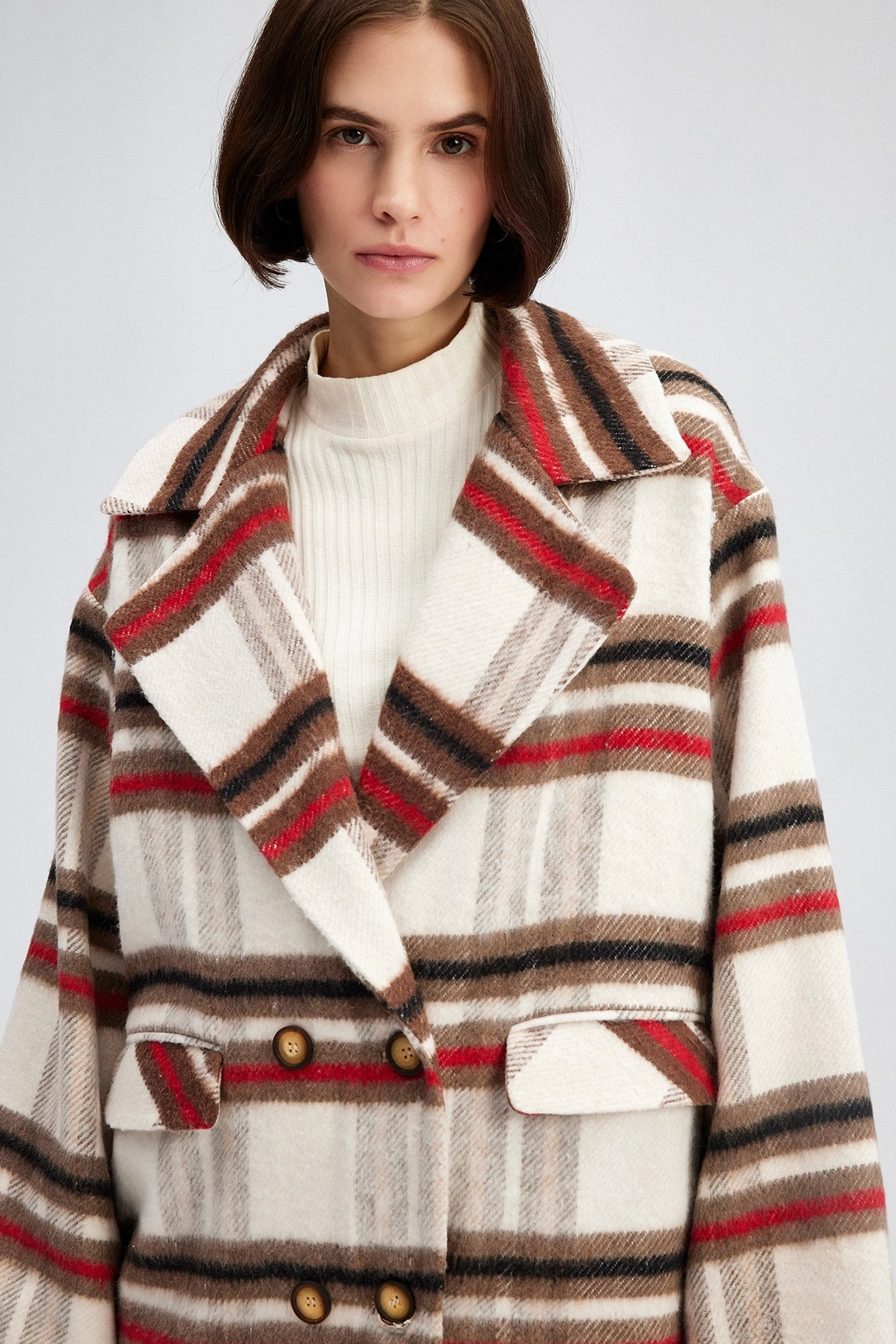 The Cabin Fever Plaid Coat