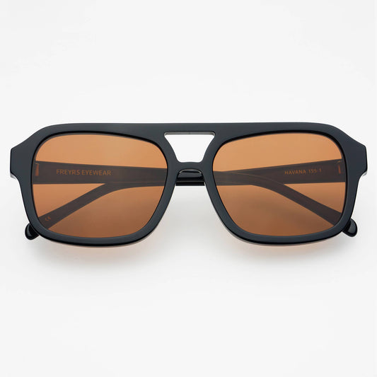 The Havana Aviator Sunnies in Black