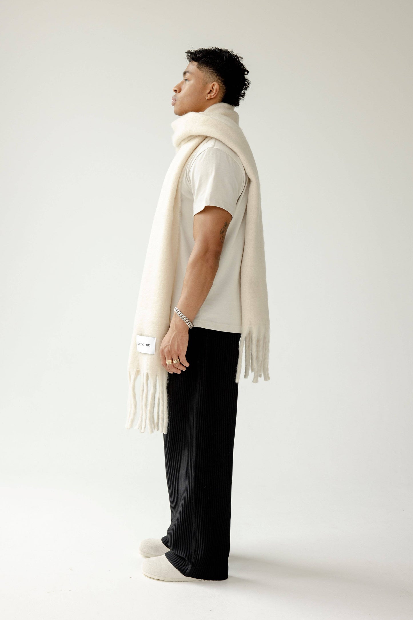 The Ansley Scarf in Pebble