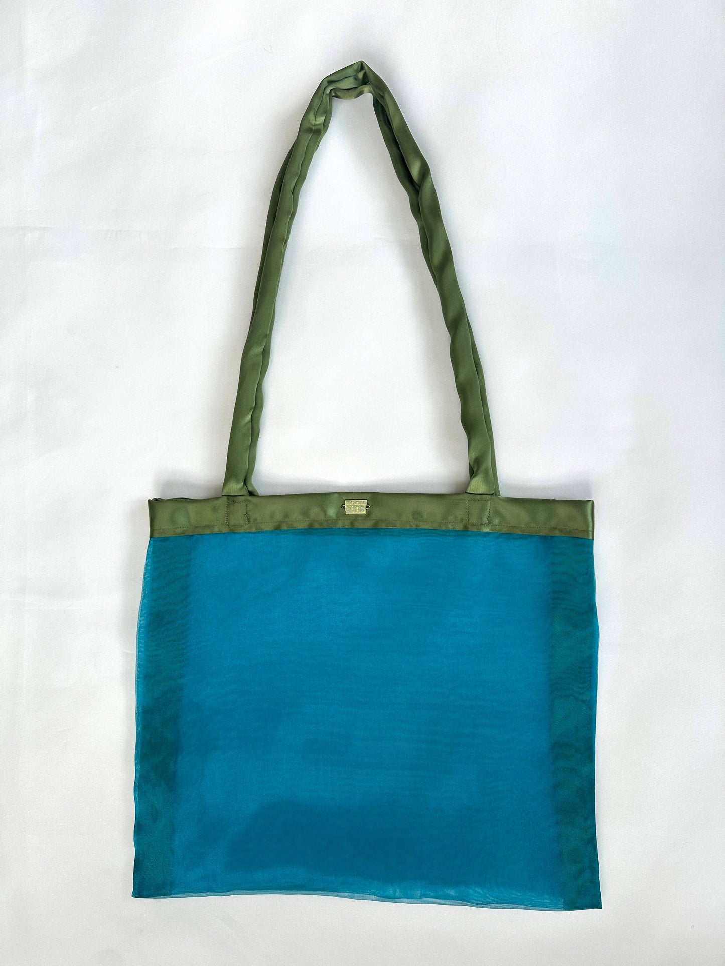 The Veronica Tote Bag in Peacock