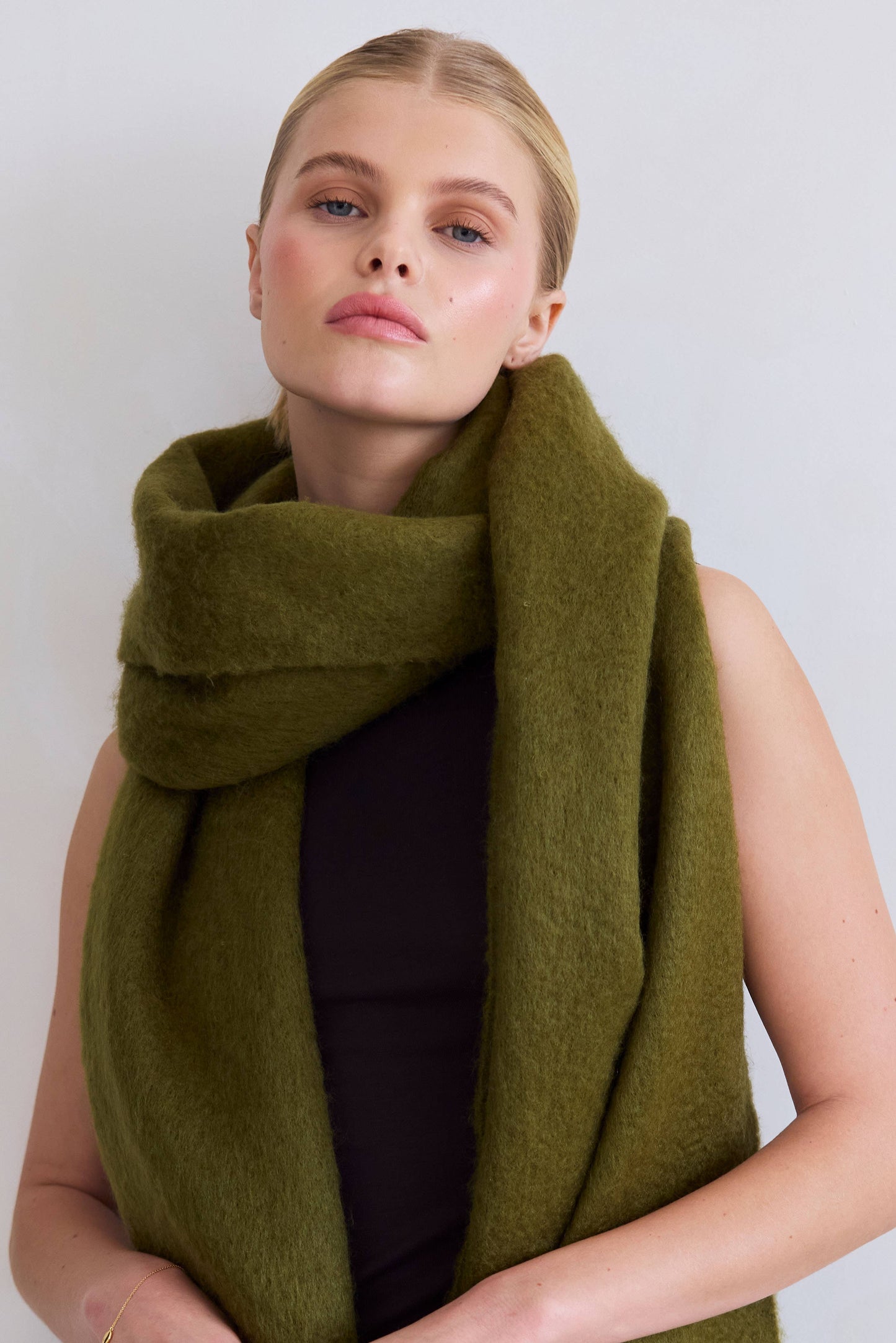 The Reykjavik Scarf - 100% Recycled - Sea Kelp