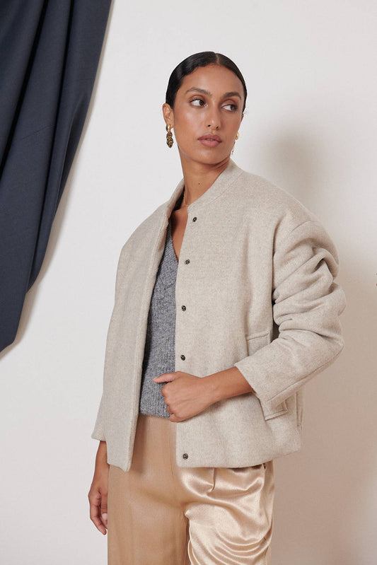 The Jane Wool Bomber Jacket