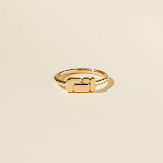 Kedzie Ring: Gold Plated