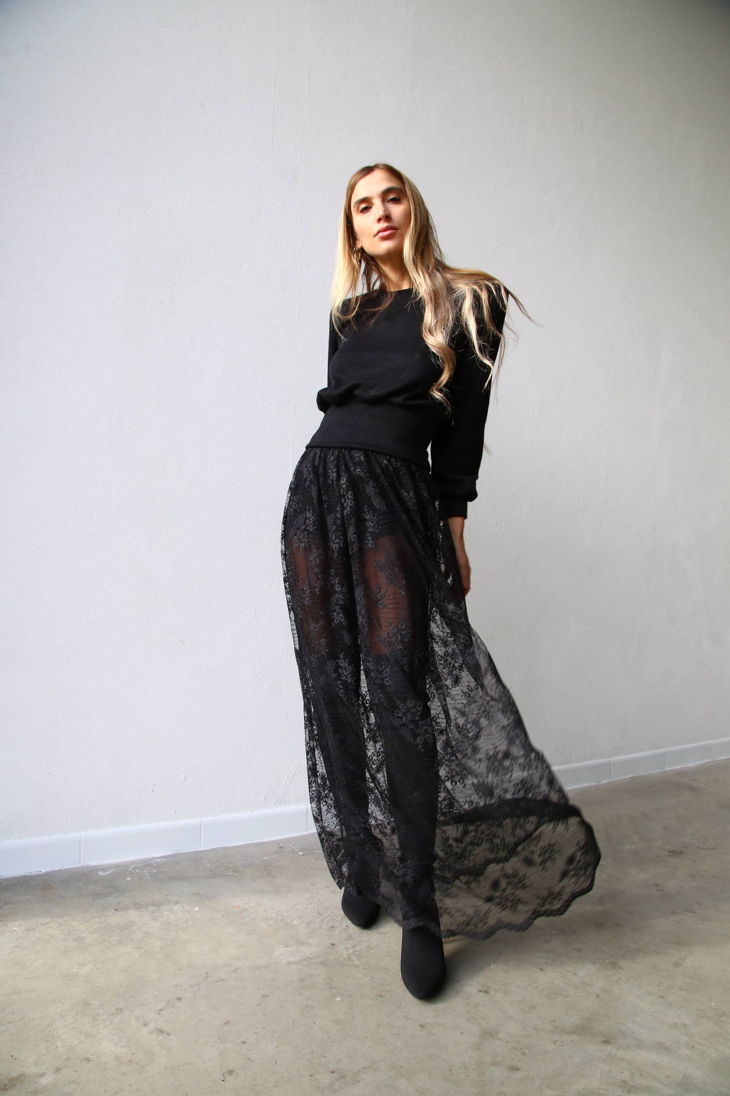 The Dark Romance Lace Skirt