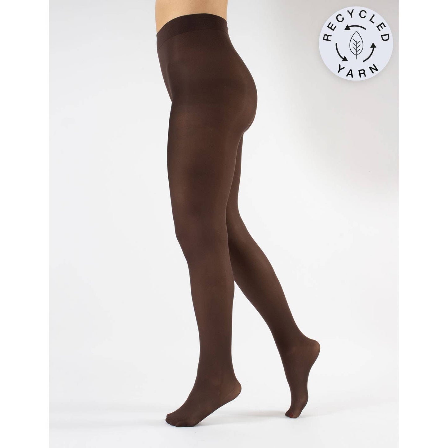 Opaque Tights in Walnut