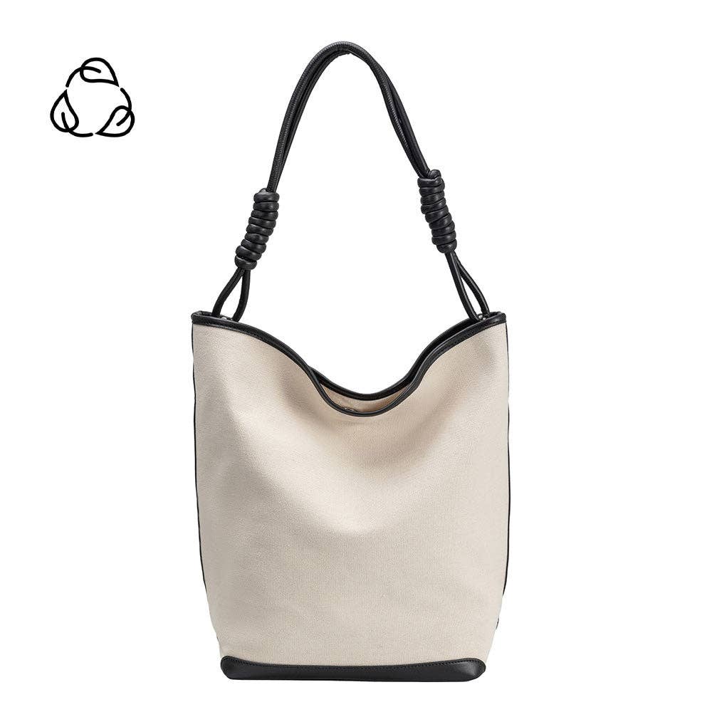 The Adeline Canvas Tote Bag with Black lining