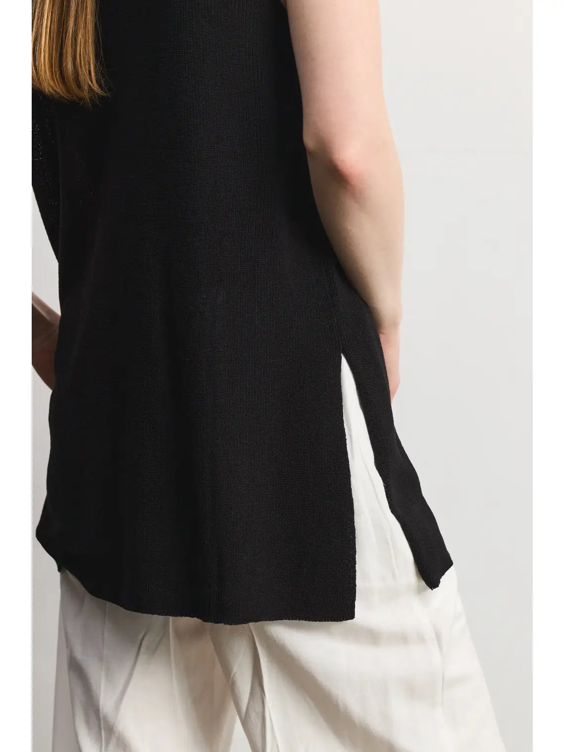 The Nora Vest in Black