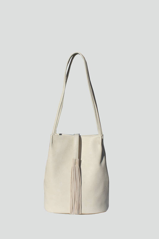 The Melody Tote in Ivory