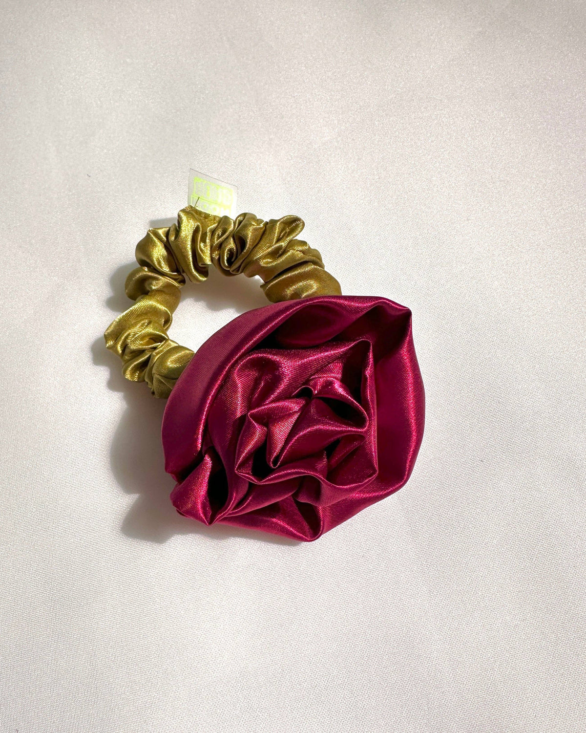 Rosette Scrunchie in Wine by Room Shop
