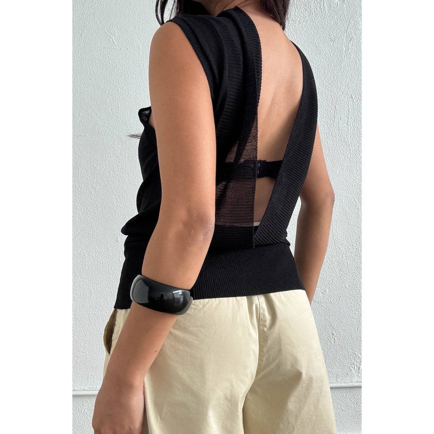 The Emilia Knit Open Back Tunic