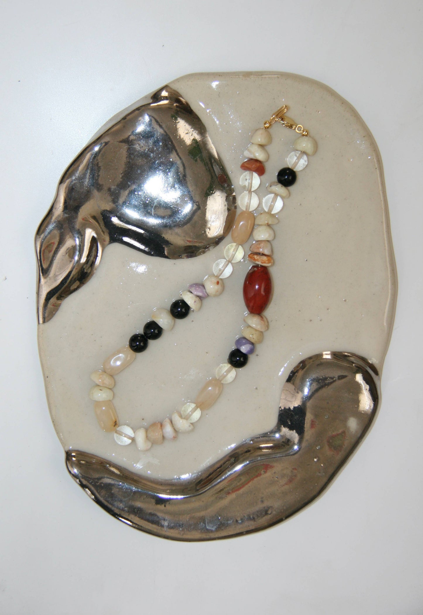 The Anya gemstone necklace 16"