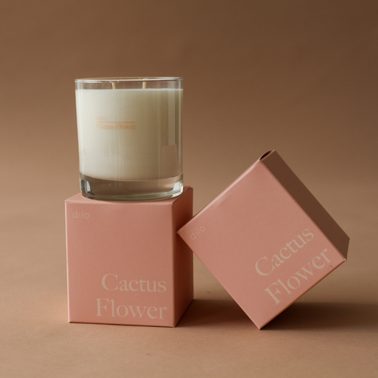 Cactus Flower Candle by Dilo