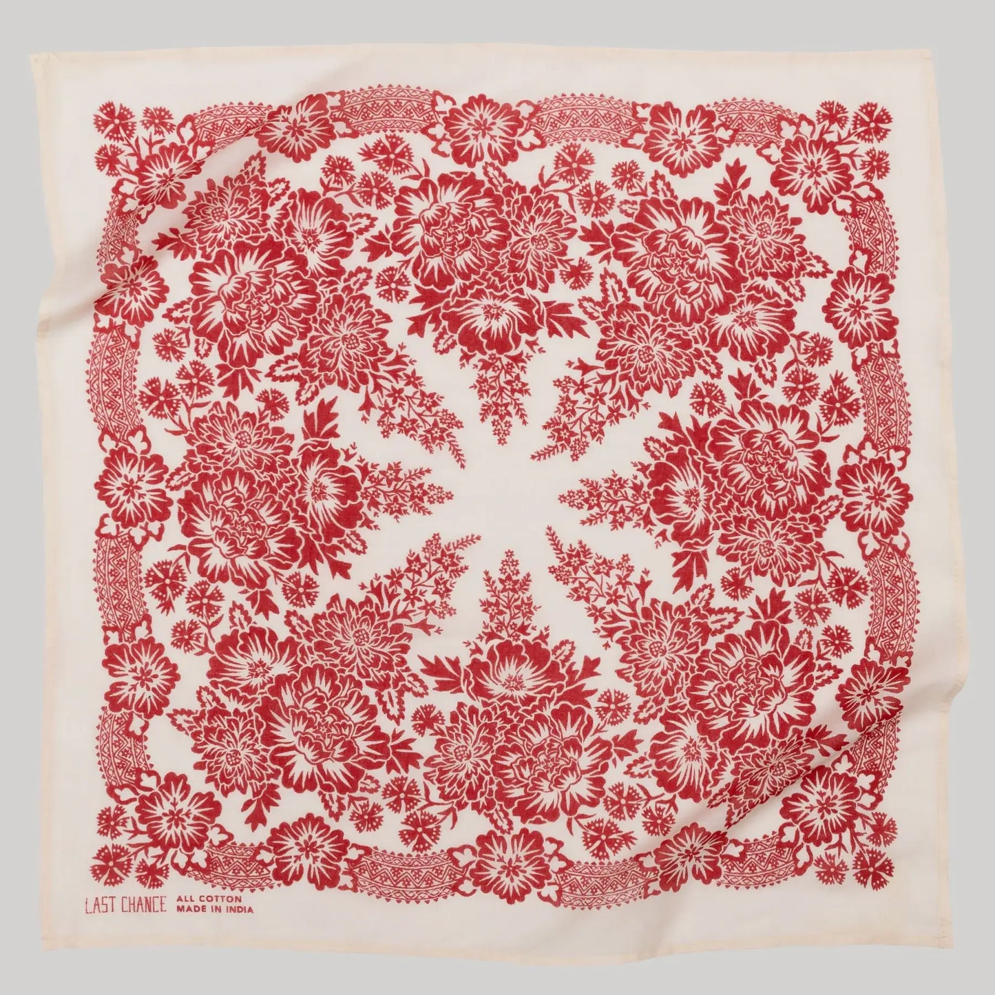 Cotton Blossom Scarf Bandana in Sand