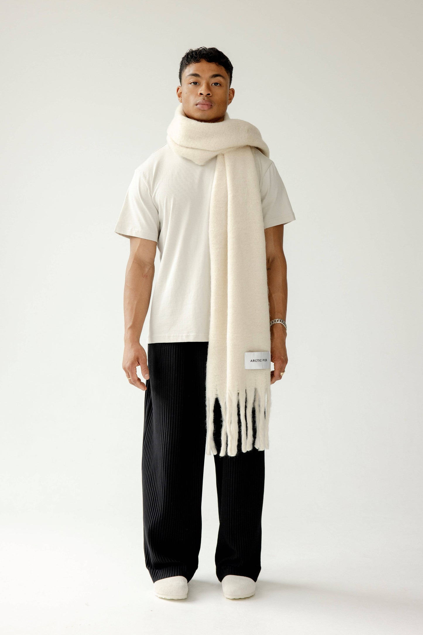 The Ansley Scarf in Pebble